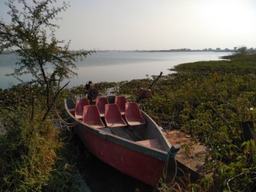 Motor boat used in Kotwal reservoir